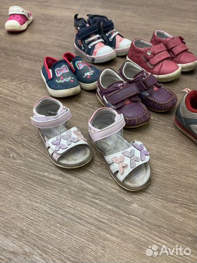 Обувь пакетом на девочку 21 размер