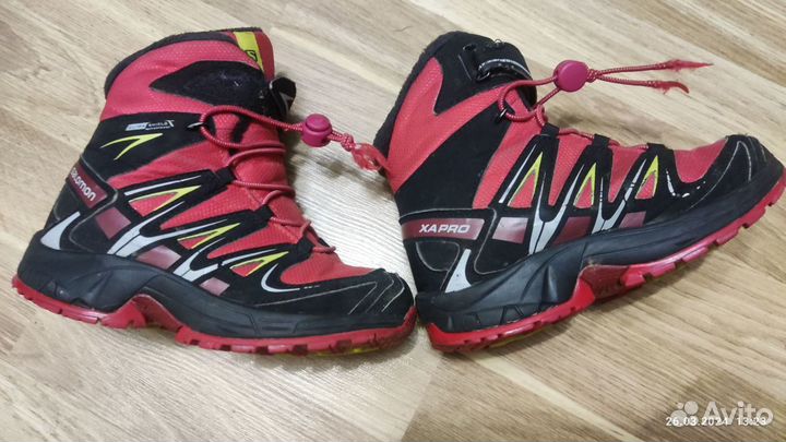 Детские зимние ботинки Salomon xa pro 30