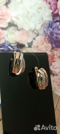 Золотые серьги