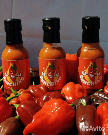 Крафтовый острый кетчуп из перцев чили