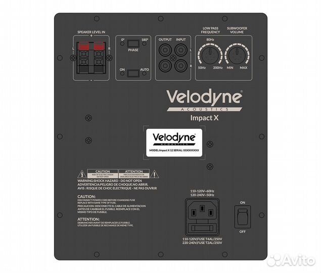 Активный сабвуфер Velodyne Impact X 12 black