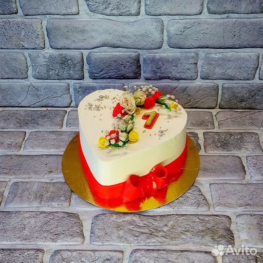 Торт-сердце на заказ в Самаре