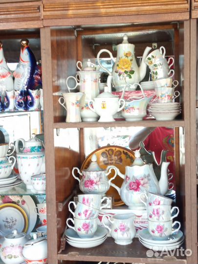 Фарфоровая посуда СССР. Хрусталь. Самовар. Сифоны