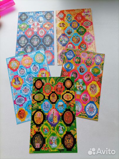 Пасха наклейки