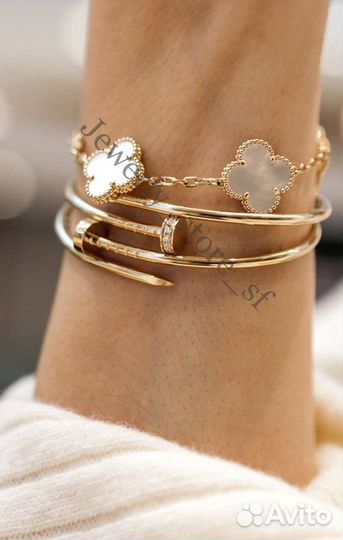 Эстетика Van Cleef: браслет с перламутровыми мотивами