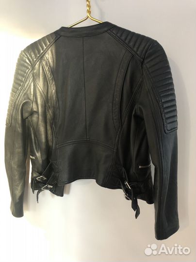 Кожаная куртка косуха Burberry люкс