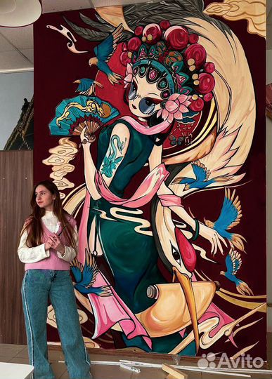 Роспись стен, услуги художника