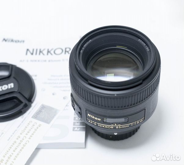 Объектив Nikon 85mm f/1.8G AF-S Nikkor портретник