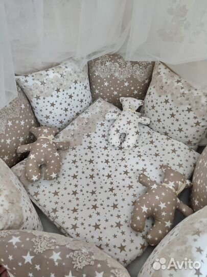 Бортики в кроватку