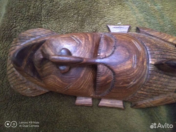 Маска деревянная ручная работа