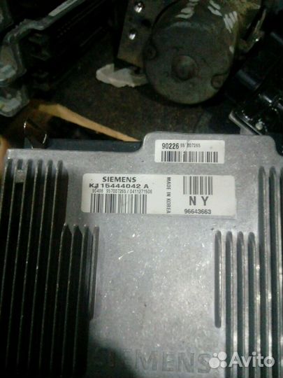 Эбу Блоки управления двигателем. Дэу