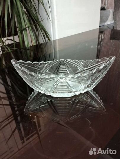 Салатник хрустальный