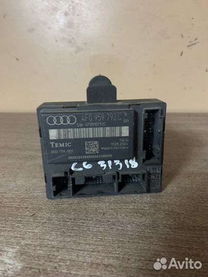 Блок комфорта передней двери Ауди А6 С6