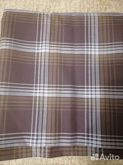 Отрез ткани шерсть, шотландка, 4 метра