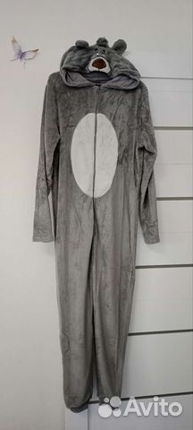 Плюшевый комбинезон мужской Мишка р.М