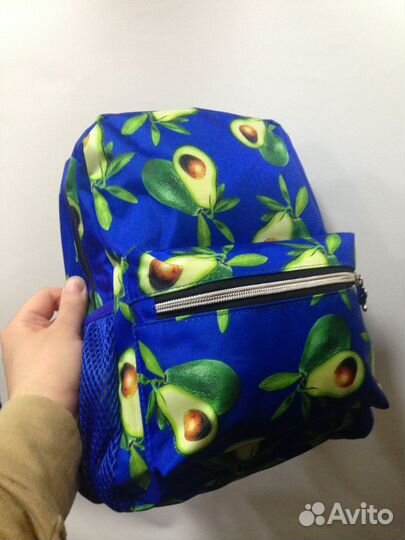 Рюкзак Авокадо 21х10х30 см для девочек Новый