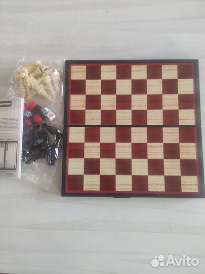 Шахматы нарды шашки 3 в 1