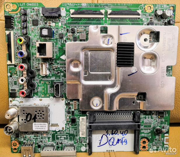 Main Board EAX67133404(1. 0) EBU64562103 от LG 43U