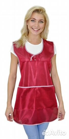 Фартук ivuniforma золушка нейлон бордо