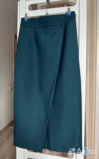 Юбка-карандаш изумрудная Anastasia Kovall