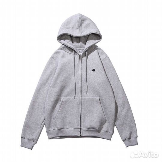 Зип-худи carhartt серая