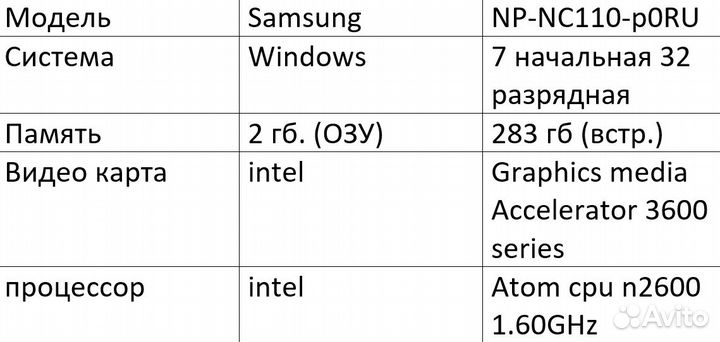 Нетбук Samsung NP-NS110-p0ru