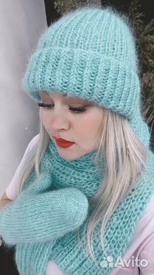 Комплект шапка и шарф