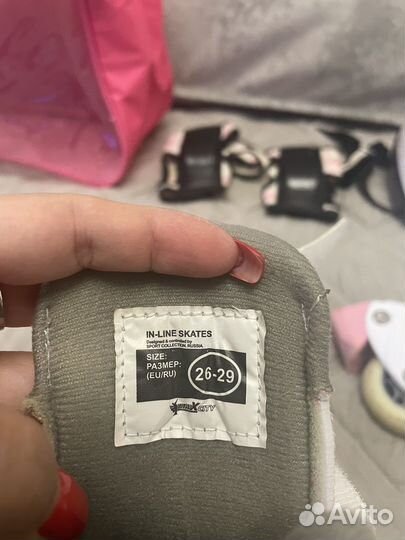 Роликовые коньки детские раздвижные