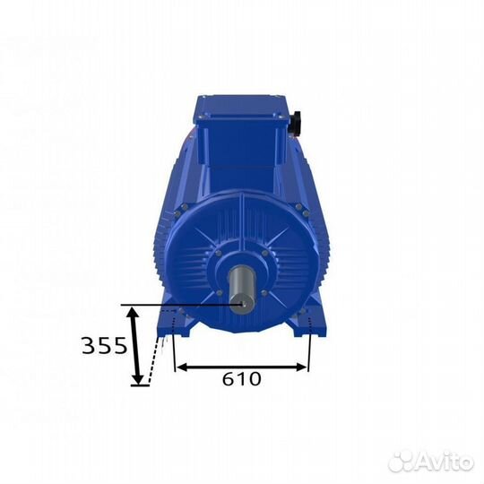Электродвигатель аир 355S10 (90кВт/600об.мин)
