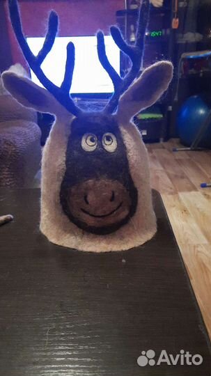 Банная шапка, валяние.Ручная работа