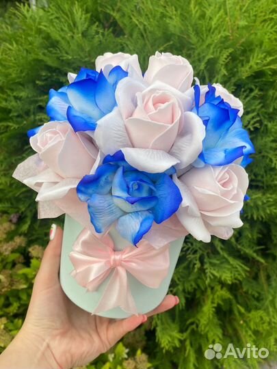 Букет из мыльных цветов