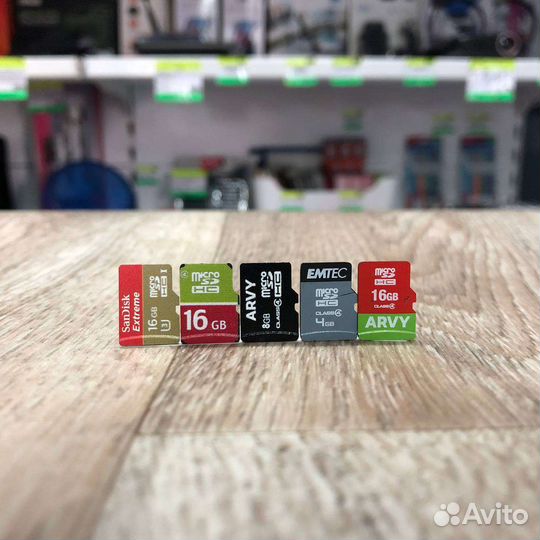 Карта памяти MicroSD 2, 4, 8, 16, 32 гб
