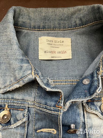 Джинсовая жилетка для девочки