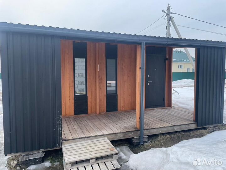 Каркасный мини дом