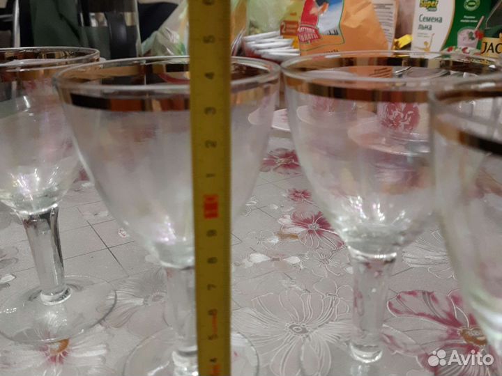 Фужеры перламутровое стекло СССР