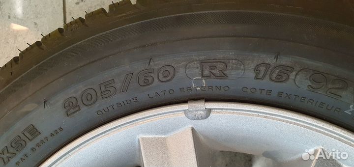 Шина Michelin Radial XSE 205/60 R16 диск Chrysler