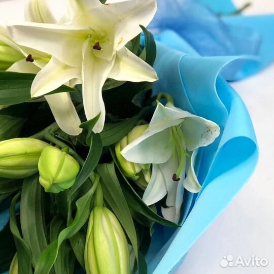 Букеты из лилий