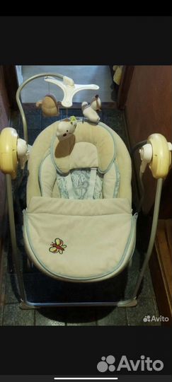 Детские электронные качели для новорожденных