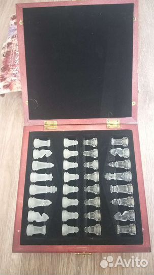 Шахматы дорожные и стеклянные