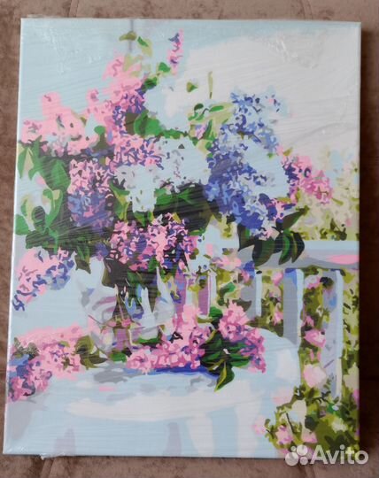 Картина красками, размер 40*50см