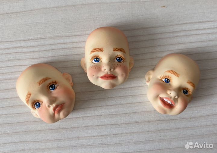 Личики для ватных игрушек