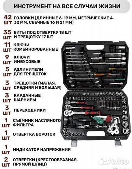 Набор инструментов SATA 121 предмет