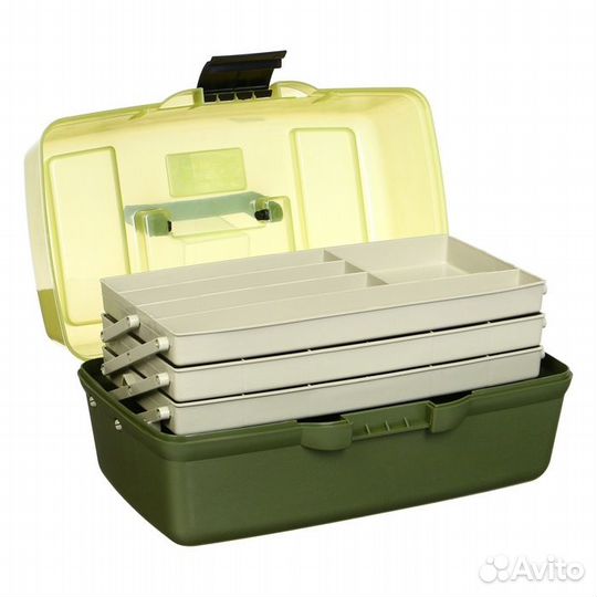 Ящик рыболовный пластиковый Salmo 3х-полочный 03 м