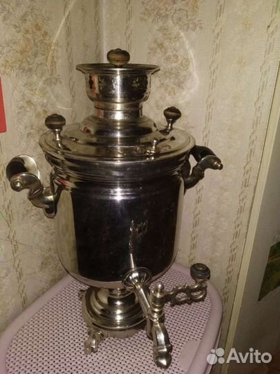 Самовар 5 литров дровяной с узорами