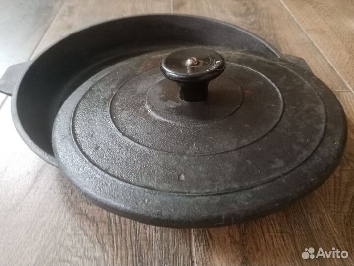 Чугунная сковорода гриль с прессом