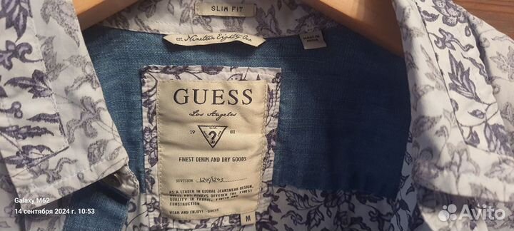 Guess рубашка 48 р. в идеале