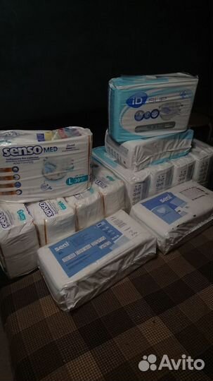 Подгузники для взрослых senso med, seni, id slip