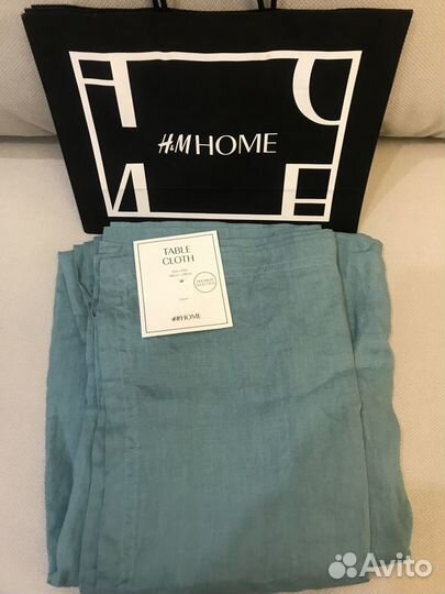 Скатерть Лён H&M Home 140*240, хлопок 140*320