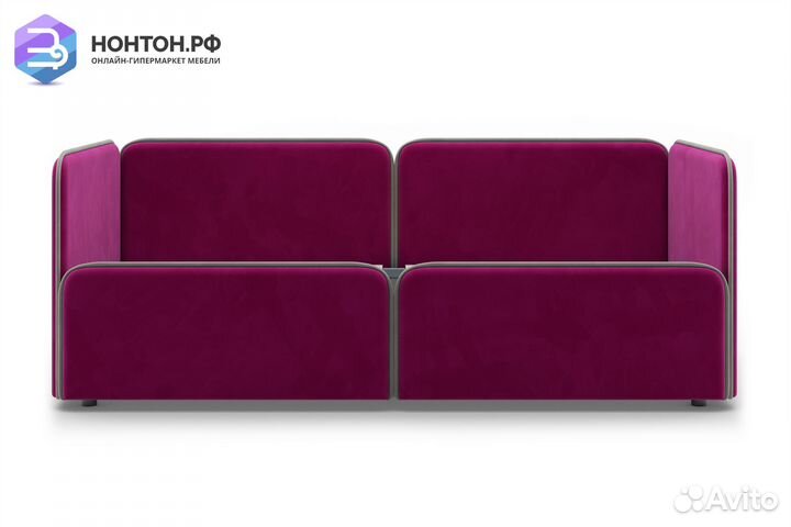 Кровать Лотос розовая / бежевая