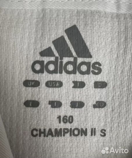 Кимоно для дзюдо adidas champion 2 Premium